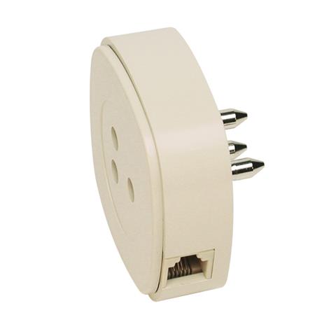 Spina-Presa Telefonica 3 Poli Polypool: Prolunga o Adattatore Spina-Presa Telefonica 3 Poli Polypool: Prolunga o Adattatore